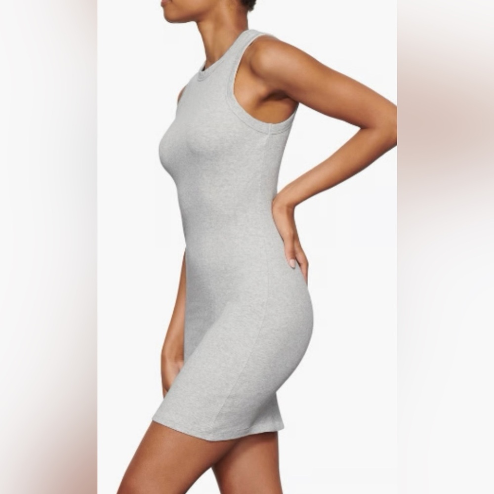 Skims Cotton Rib Tank Dress - Picture 2 of 4